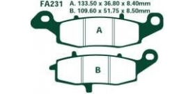 EBC brzdové platničky HH FA231 Sintermetal Sport