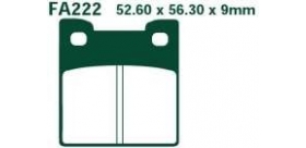 EBC brzdové platničky Standard FA222