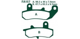 EBC brzdové platničky Standard FA157