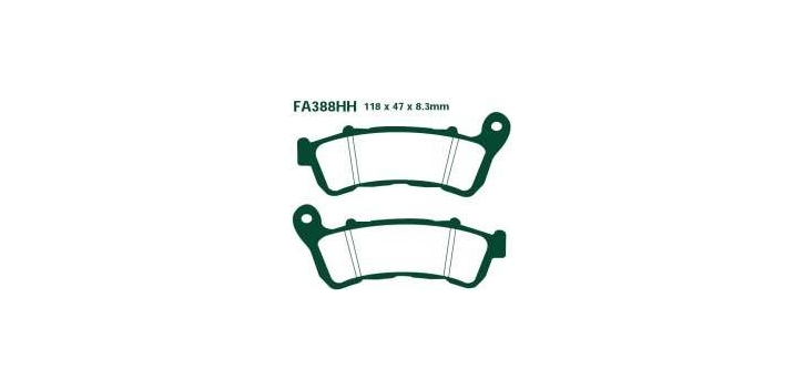 EBC brzdové platničky Standard FA388