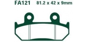 EBC brzdové platničky Standard FA121