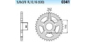 Chiaravalli - Carat rozeta 341-43 zubov (530-5-8x3-8)