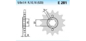 Chiaravalli - Carat sekundár 281-15 zubov K (520-5-8x1-4)