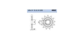 Chiaravalli - CaratCHI Ritzel 4062-14 Zahne K (520-5-8x1-4)