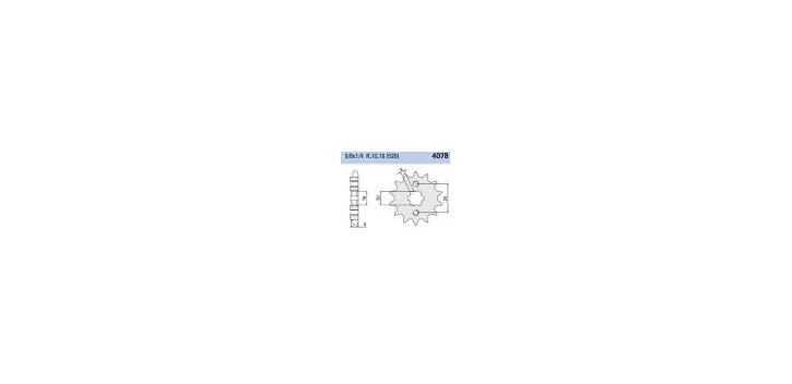 Chiaravalli - CaratCHI Ritzel 4078-13 Zahne (520-5-8x1-4)