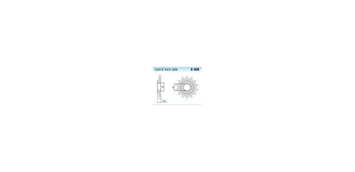 Chiaravalli - CaratCHI Ritzel 409-16 Zahne K  (428-1-2x5-16)