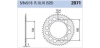 Chiaravalli - Carat rozeta 2071-46 zubov THF (525-5-8x5-16)