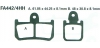 EBC brzdové platničky HH FA442-4 Sintermetal Sport