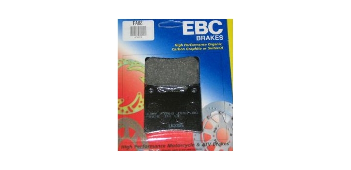 EBC brzdové platničky Standard FA88 predné