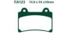 EBCEBC Bremsklatze Standard FA123
