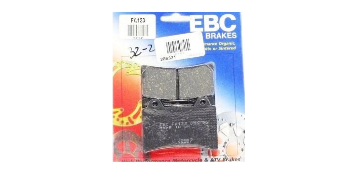 EBC brzdové platničky Standard FA123