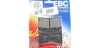 EBC brzdové platničky Standard FA123 zadné