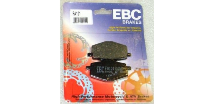 EBC brzdové platničky TT FA101 (Red MXR) Standard