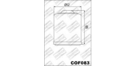 Champion olejový filter COF083 (C320)