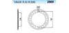 Chiaravalli - Carat rozeta 2060-40 zubov C (530-5-8x3-8)