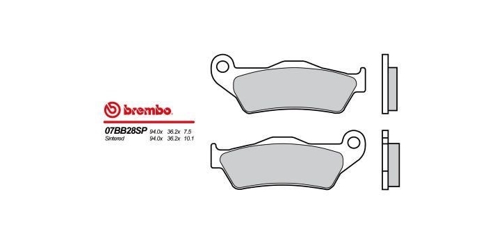 Brembo brzdové platničky 07BB28SP