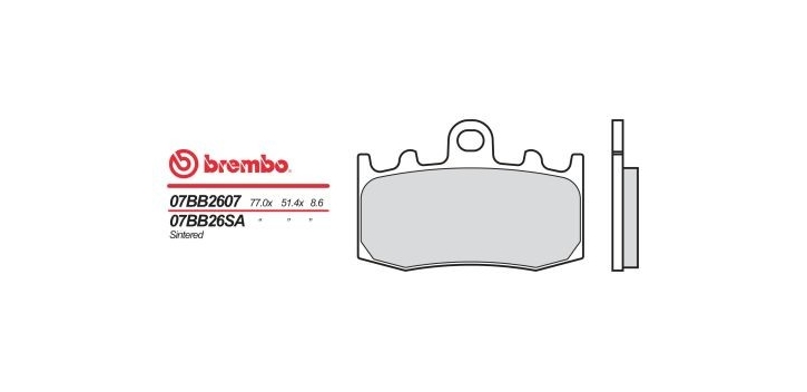 Brembo brzdové platničky 07BB26SA predné