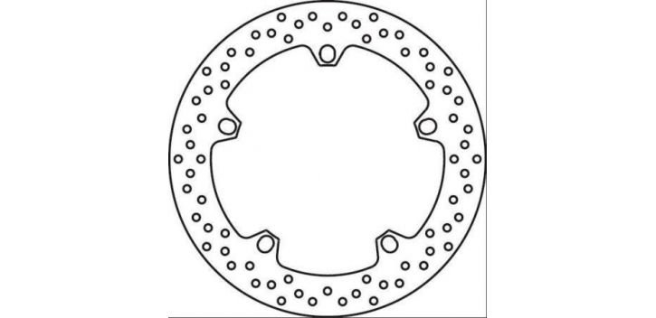 Brembo brzdový kotúč 68B407D6 predný