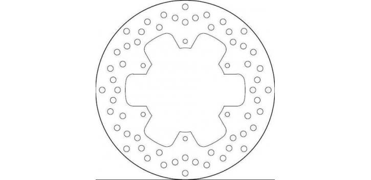 Brembo brzdový kotúč 68B407C9 zadný