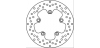 Brembo brzdový kotúč 68B40793 zadný