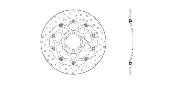 Brembo brzdový kotúč 78B40831