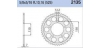 Chiaravalli - Carat rozeta 2135-45 zubov THF (525-5-8x5-16)