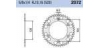 Chiaravalli - Carat rozeta 2072-40 zubov ESM (520-5-8x1-4)