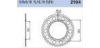 Chiaravalli - Carat rozeta 2104-41 zubov C (525-5-8x5-16)