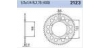 Chiaravalli - Carat rozeta 2123-50 zubov (420-1-2x1-4)