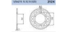 Chiaravalli - Carat rozeta 2124-42 zubov (525-5-8x5-16)