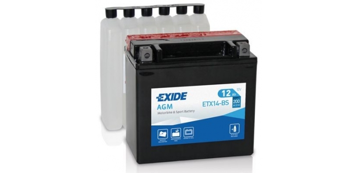 batéria EXIDE ETX14-BS