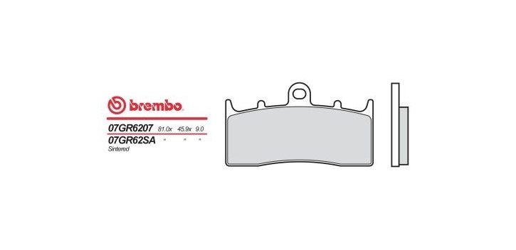 Brembo brzdové platničky 07GR62SA