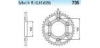 Chiaravalli - Carat rozeta 735-36 zubov THF (520-5-8x1-4)