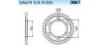 Chiaravalli - Carat rozeta 867-42 zubov THF (525-5-8x5-16)