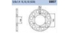 Chiaravalli - Carat rozeta 897-37 zubov ESM (520-5-8x1-4)
