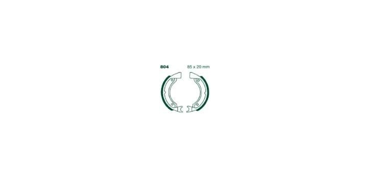 EBCEBC Bremsbacken 804 CZ-JAWA Mope