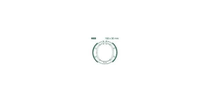 EBCEBC Bremsbacken 822 Maico