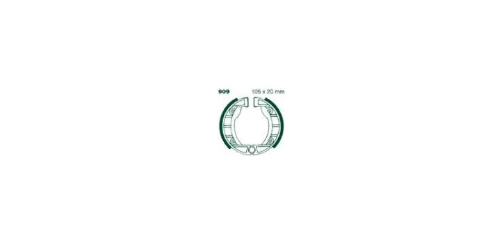 EBCEBC Bremsbacken 909