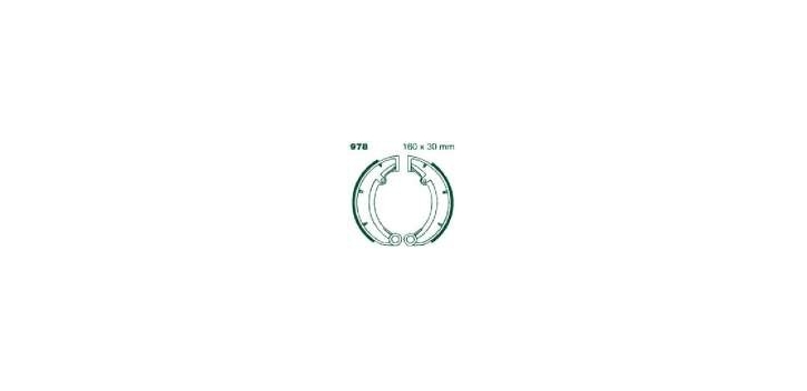 EBCEBC Bremsbacken 978 MZ