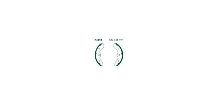 EBCEBC Bremsbacken H345 TRX200-250-300