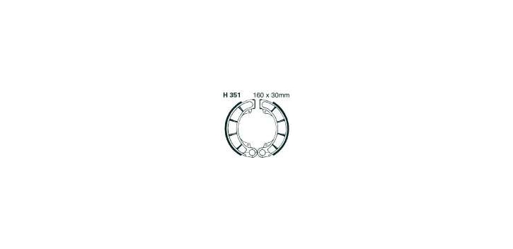 EBCEBC Bremsbacken H351