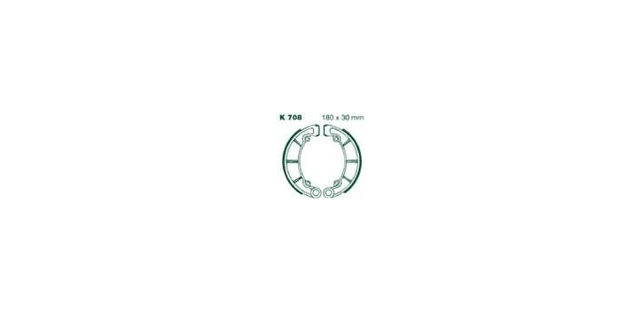 EBCEBC Bremsbacken K708