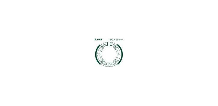 EBCEBC Bremsbacken S613 LT50 86-02, JR50 78-06, KDX50 03-05