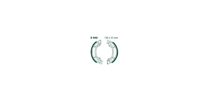 EBCEBC Bremsbacken S622 RM250-500 83-84