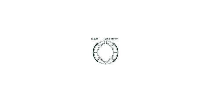 EBCEBC Bremsbacken S634 (siehe auch S610)