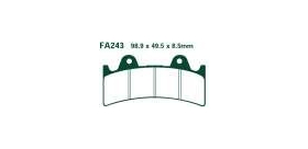 EBCEBC Bremsklatze HH FA243 Sintermetall Sport