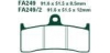 EBC brzdové platničky HH FA249 Sintermetal Sport