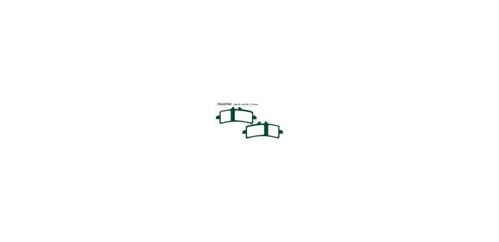 EBCEBC Bremsklatze HH FA447 Sintermetall Sport