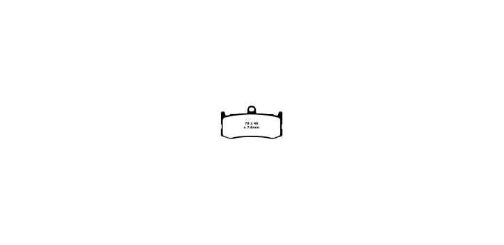 EBCEBC Bremsklatze HH FA491 Sintermetall Sport Daytona675 09-