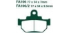 EBC brzdové platničky Standard FA 106-2 pozri tiež FA106-2TT